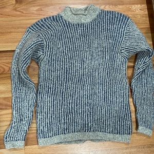 EUC XL Work Wear Vintage Look 100% Wool Sweater